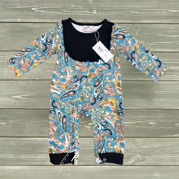 Pete + Lucy Paisley Swirl Romper - Picture 1 of 1
